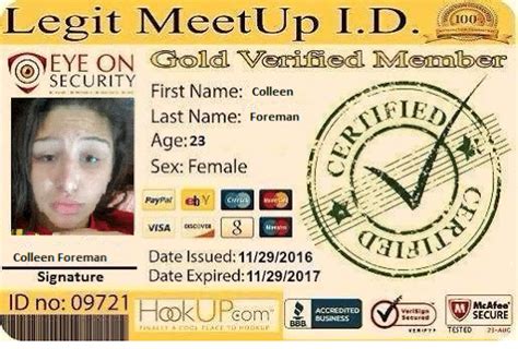 meetup id badge|Hookup/Meetup ID Scams: How to Identify Real from。